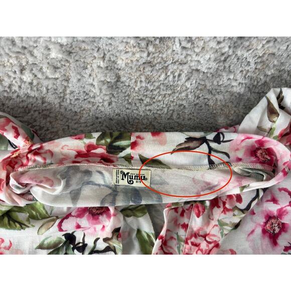 Mumu Womens Size 0/S Floral Open Front Cardigan Sweater Short Sleeve - Picture 8 of 10